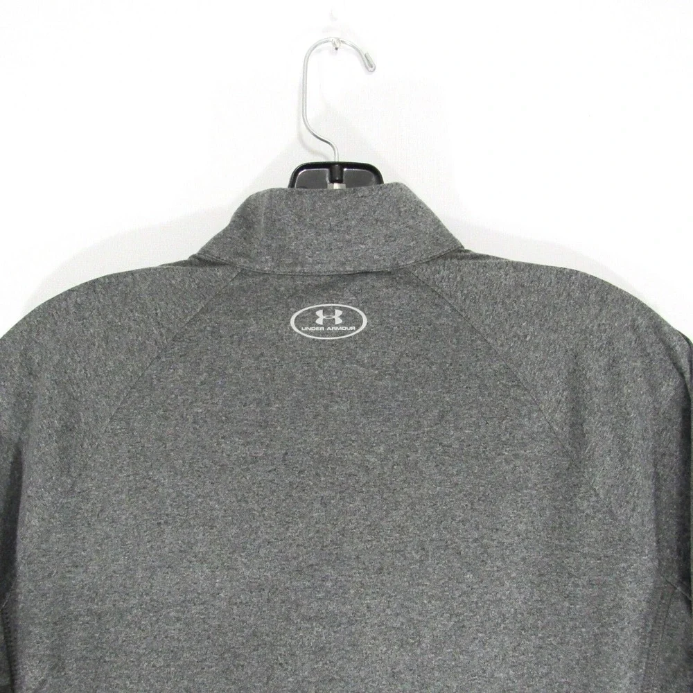 Under Armour Sweatshirt Womens Size Medium Heatgear Loose pullover 1/4 zip Gray‎